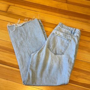 Vervet high rise crop flared jeans